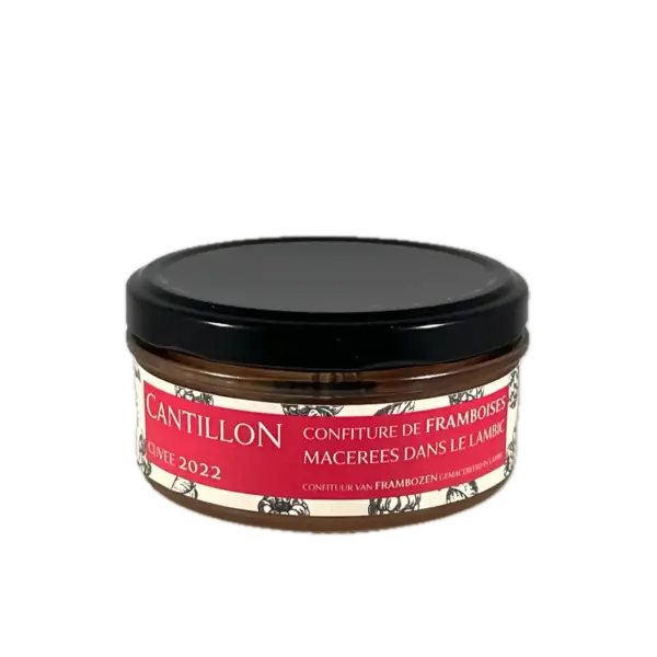 Cantillon confiture de framboises 200gr