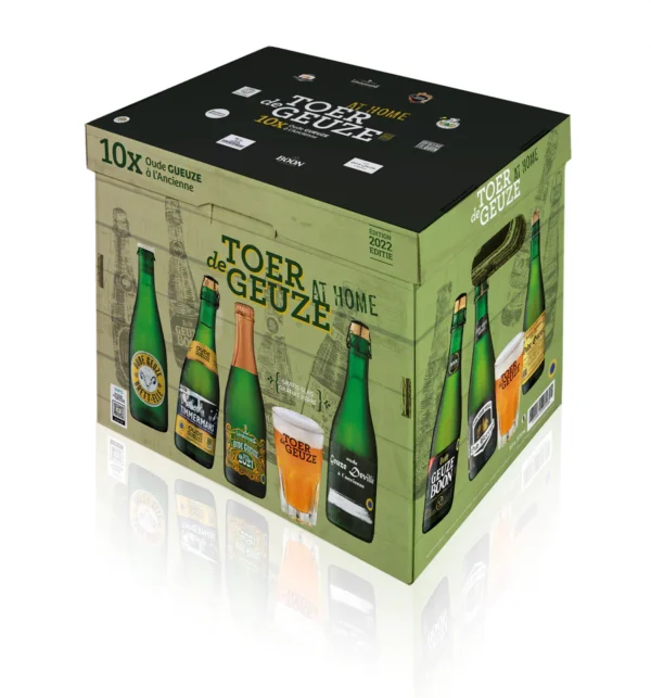 Toer de Geuze Box 2022 (10 Gueuzes à l'ancienne 37,5cl + 1 verre Toer de Geuze GRATUIT)